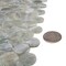 Apollo Tile Sample of Blue Ocean 12.2"x12.2" Penny Round Glass Mosaic Tile APLAPN9901EC03 Sample - alternate 3